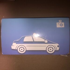 Dash cam in Blue Car Camera Open Box